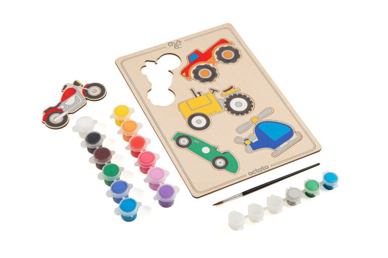 actoto deska kreatywna pojazdy z farbkami